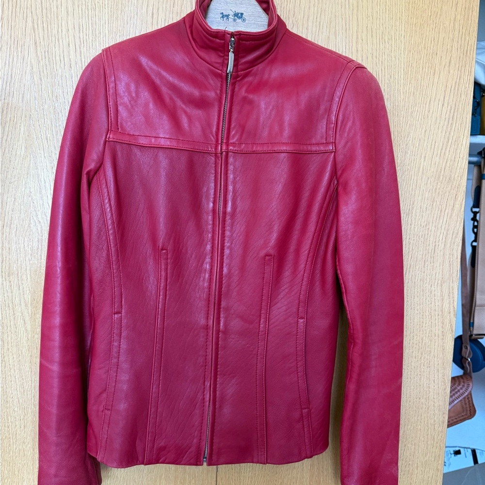 Jones New York Vibrant Red Jacket